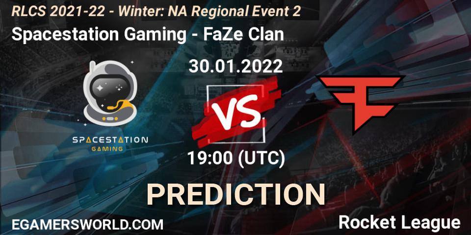 Prognoza Spacestation Gaming - FaZe Clan. 30.01.2022 at 19:00, Rocket League, RLCS 2021-22 - Winter: NA Regional Event 2