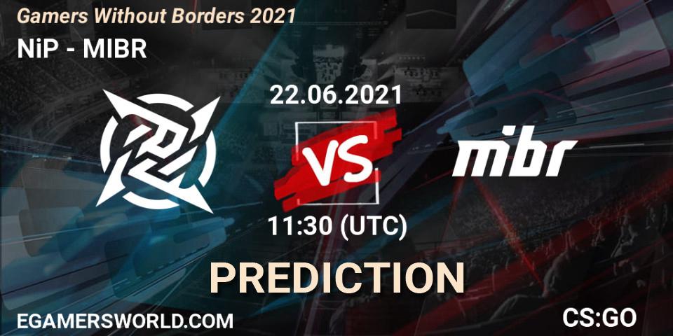 Prognoza NiP - MIBR. 22.06.2021 at 12:00, Counter-Strike (CS2), Gamers Without Borders 2021