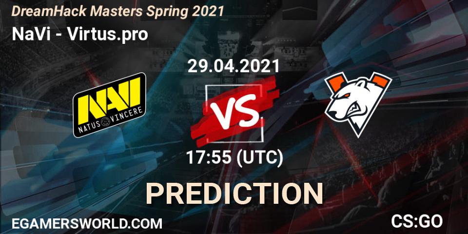 Prognoza NaVi - Virtus.pro. 29.04.21, CS2 (CS:GO), DreamHack Masters Spring 2021