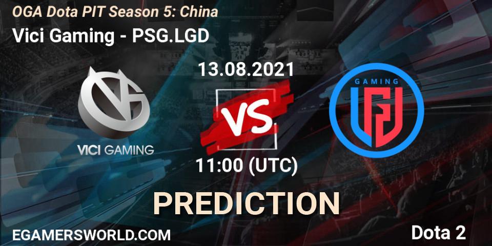 Prognoza Vici Gaming - PSG.LGD. 13.08.21, Dota 2, OGA Dota PIT Season 5: China