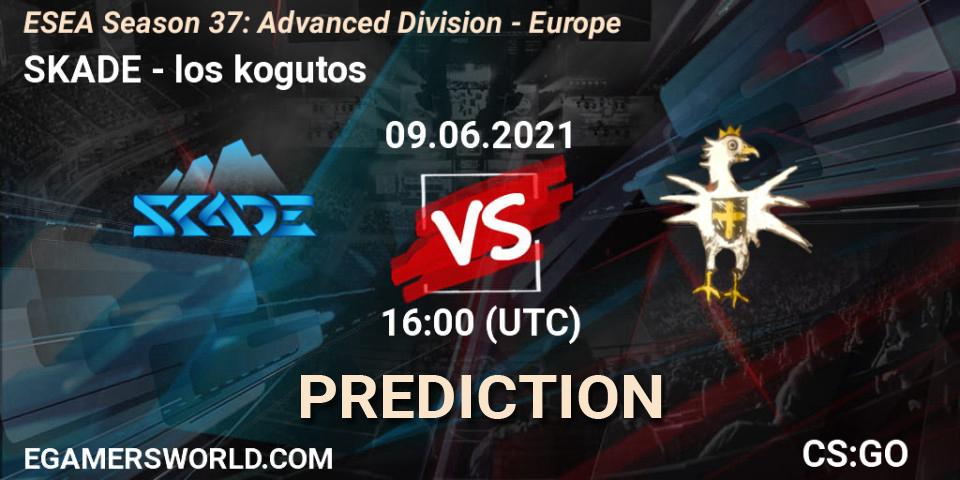 Prognoza SKADE - los kogutos. 09.06.2021 at 16:00, Counter-Strike (CS2), ESEA Season 37: Advanced Division - Europe