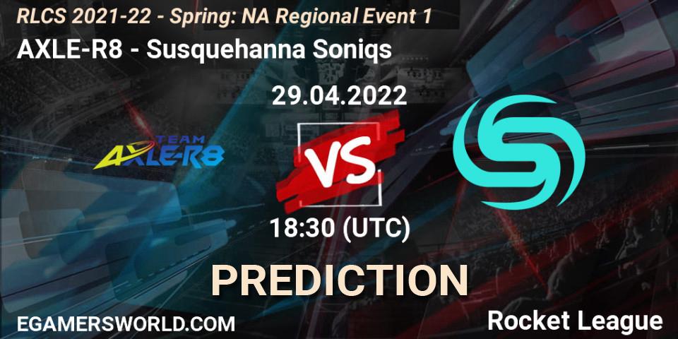 Prognoza AXLE-R8 - Susquehanna Soniqs. 29.04.2022 at 18:30, Rocket League, RLCS 2021-22 - Spring: NA Regional Event 1