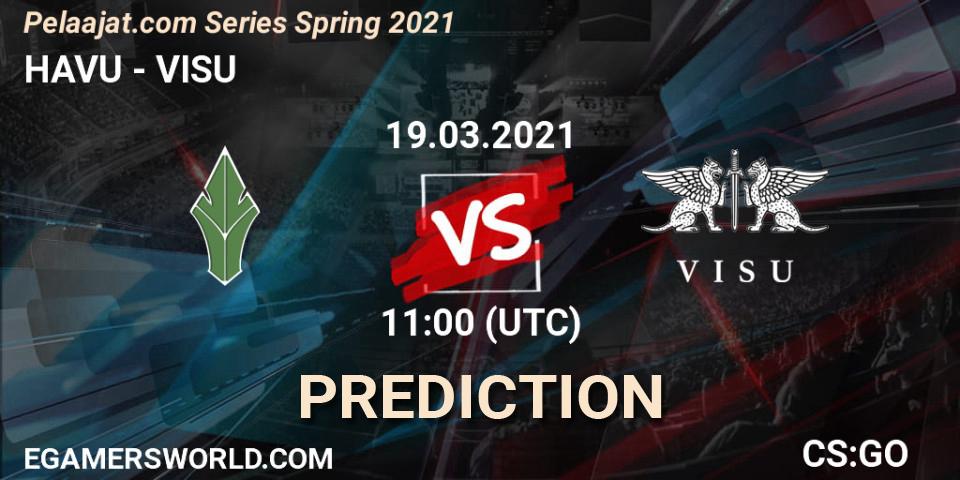 Prognoza HAVU - VISU. 19.03.2021 at 11:00, Counter-Strike (CS2), Pelaajat.com Series Spring 2021