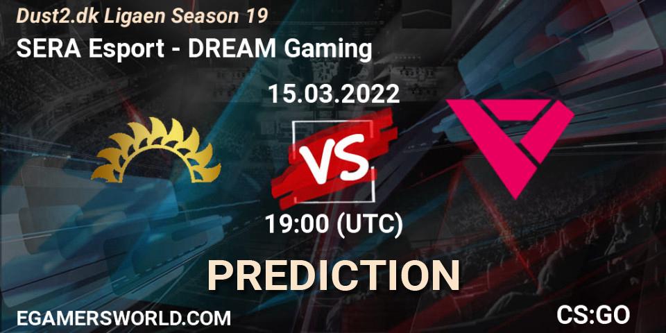 Prognoza SERA Esport - DREAM Gaming. 15.03.2022 at 19:00, Counter-Strike (CS2), Dust2.dk Ligaen Season 19