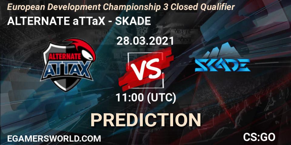 Prognoza ALTERNATE aTTaX - SKADE. 28.03.2021 at 11:00, Counter-Strike (CS2), European Development Championship 3 Closed Qualifier
