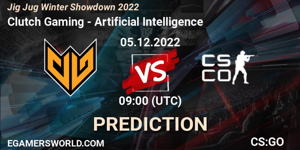 Prognoza Clutch Gaming - Artificial Intelligence. 05.12.22, CS2 (CS:GO), Jig Jug Winter Showdown 2022