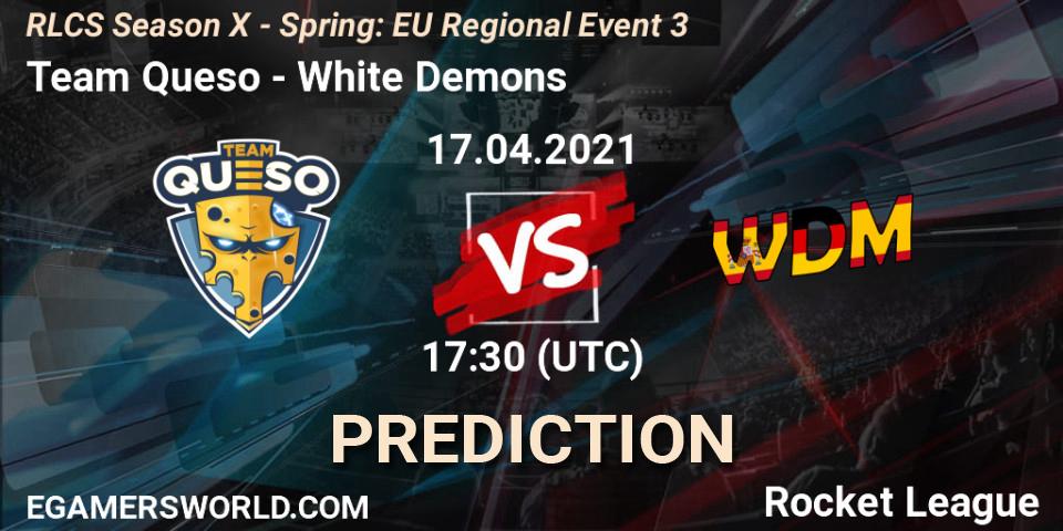 Prognoza Team Queso - White Demons. 17.04.2021 at 17:10, Rocket League, RLCS Season X - Spring: EU Regional Event 3