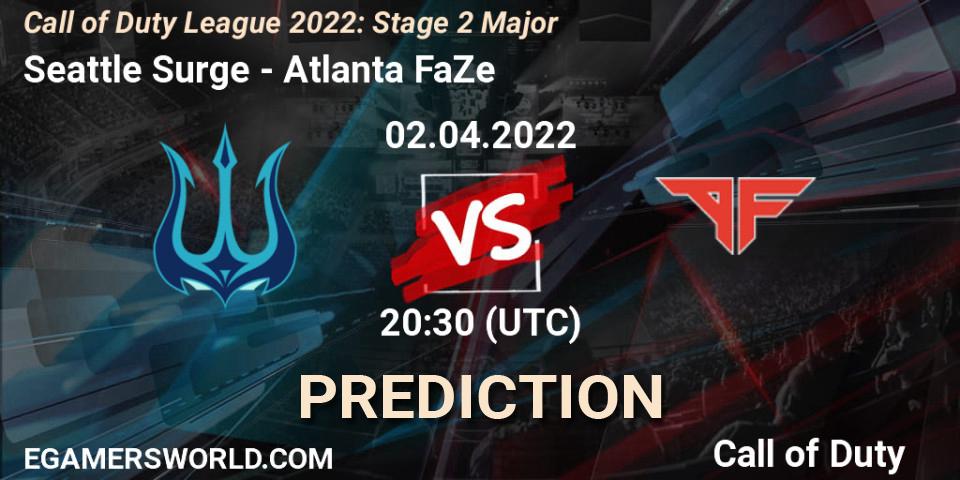 Prognoza Seattle Surge - Atlanta FaZe. 02.04.22, Call of Duty, Call of Duty League 2022: Stage 2 Major