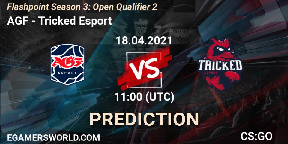 Prognoza AGF - Tricked Esport. 18.04.2021 at 11:05, Counter-Strike (CS2), Flashpoint Season 3: Open Qualifier 2