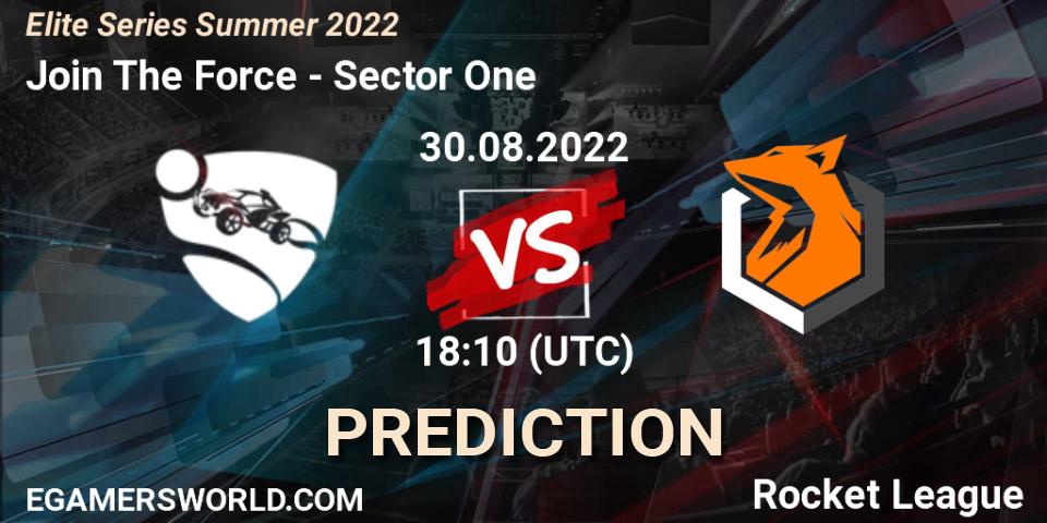 Prognoza Join The Force - Sector One. 30.08.22, Rocket League, Elite Series Summer 2022