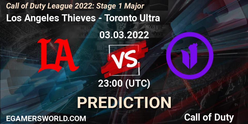 Prognoza Los Angeles Thieves - Toronto Ultra. 03.03.2022 at 23:00, Call of Duty, Call of Duty League 2022: Stage 1 Major