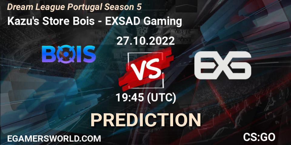Prognoza Kazu's Store Bois - EXSAD Gaming. 03.11.22, CS2 (CS:GO), Dream League Portugal Season 5