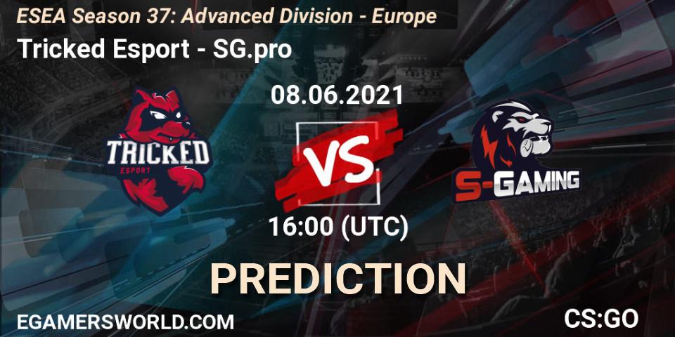 Prognoza Tricked Esport - SG.pro. 08.06.2021 at 16:00, Counter-Strike (CS2), ESEA Season 37: Advanced Division - Europe