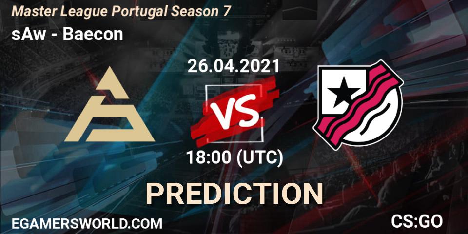 Prognoza sAw - Baecon. 26.04.21, CS2 (CS:GO), Master League Portugal Season 7