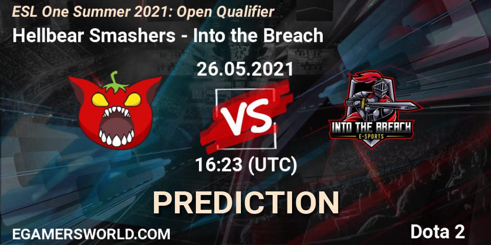 Prognoza Hellbear Smashers - Into the Breach. 26.05.2021 at 16:23, Dota 2, ESL One Summer 2021: Open Qualifier