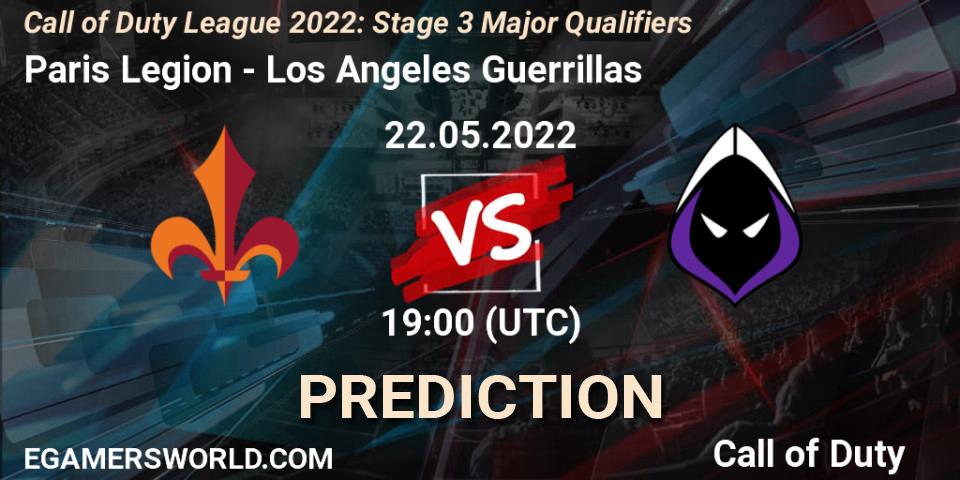 Prognoza Paris Legion - Los Angeles Guerrillas. 22.05.22, Call of Duty, Call of Duty League 2022: Stage 3