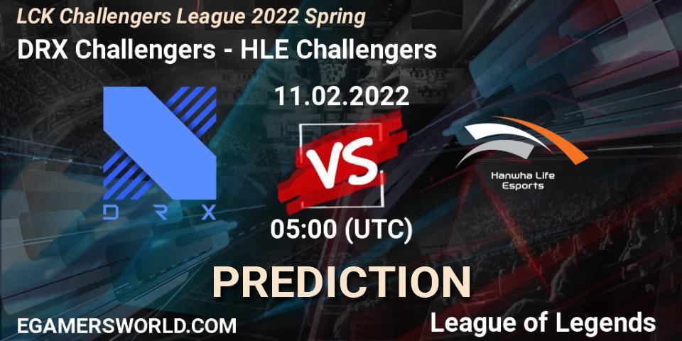 Prognoza DRX Challengers - HLE Challengers. 11.02.2022 at 05:00, LoL, LCK Challengers League 2022 Spring