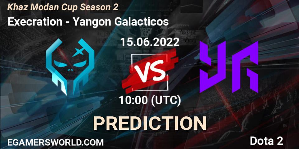Prognoza Execration - Yangon Galacticos. 15.06.2022 at 10:03, Dota 2, Khaz Modan Cup Season 2