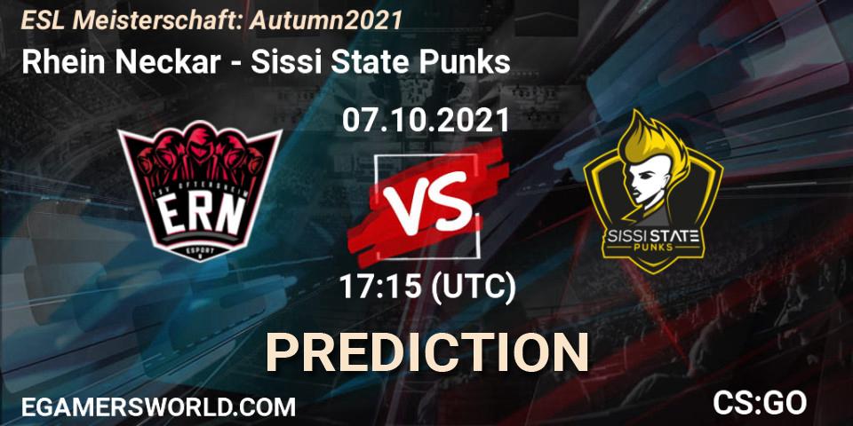 Prognoza Rhein Neckar - Sissi State Punks. 07.10.2021 at 17:15, Counter-Strike (CS2), ESL Meisterschaft: Autumn 2021