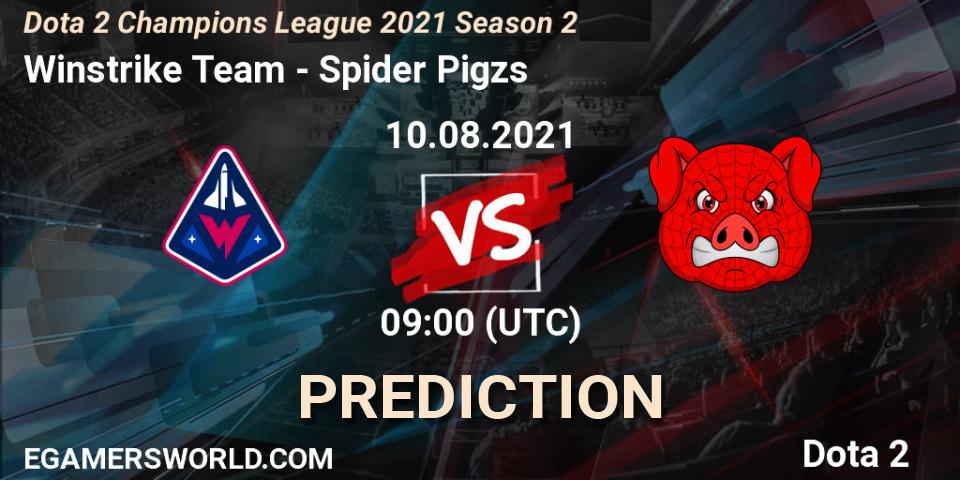 Prognoza Winstrike Team - Spider Pigzs. 10.08.2021 at 09:02, Dota 2, Dota 2 Champions League 2021 Season 2