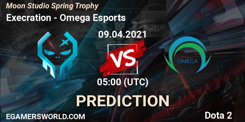 Prognoza Execration - Omega Esports. 09.04.2021 at 05:15, Dota 2, Moon Studio Spring Trophy
