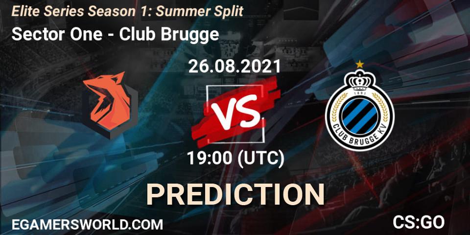 Prognoza Sector One - Club Brugge. 26.08.2021 at 19:00, Counter-Strike (CS2), Elite Series Season 1: Summer Split