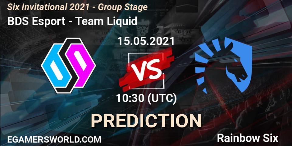 Prognoza BDS Esport - Team Liquid. 15.05.21, Rainbow Six, Six Invitational 2021 - Group Stage