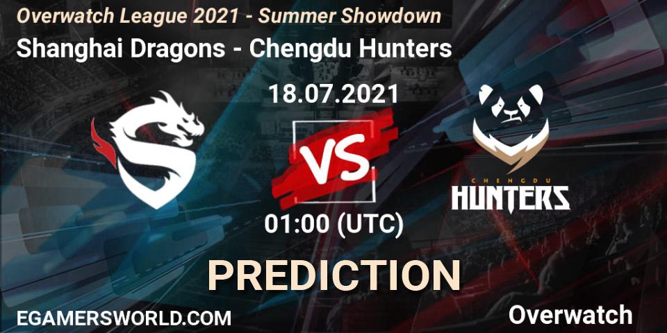 Prognoza Shanghai Dragons - Chengdu Hunters. 18.07.2021 at 01:00, Overwatch, Overwatch League 2021 - Summer Showdown