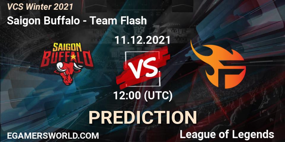 Prognoza Saigon Buffalo - Team Flash. 11.12.2021 at 12:00, LoL, VCS Winter 2021