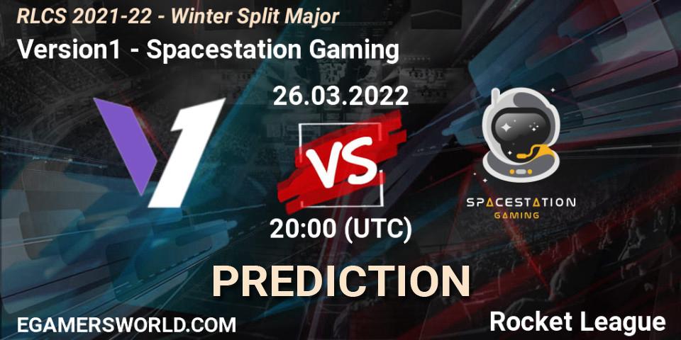 Prognoza Version1 - Spacestation Gaming. 26.03.2022 at 20:10, Rocket League, RLCS 2021-22 - Winter Split Major