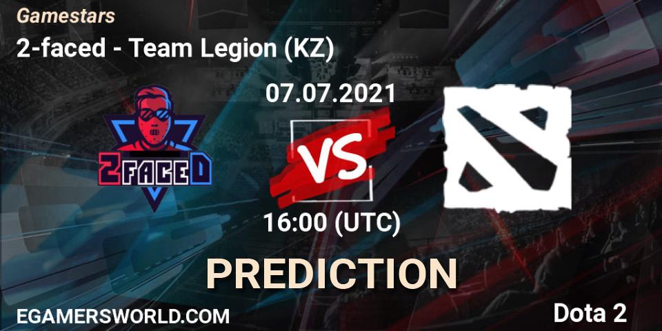 Prognoza 2-faced - Team Legion (KZ). 07.07.2021 at 16:00, Dota 2, Gamestars