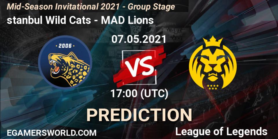 Prognoza İstanbul Wild Cats - MAD Lions. 07.05.2021 at 17:00, LoL, Mid-Season Invitational 2021 - Group Stage