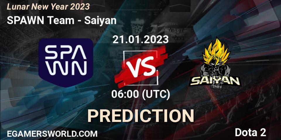 Prognoza SPAWN Team - Saiyan. 21.01.23, Dota 2, Lunar New Year 2023