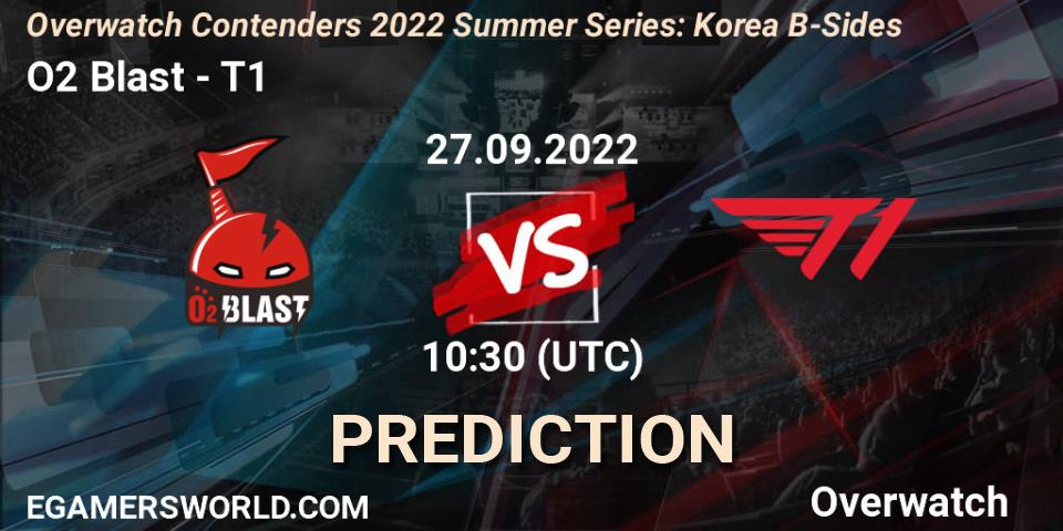 Prognoza O2 Blast - T1. 27.09.22, Overwatch, Overwatch Contenders 2022 Summer Series: Korea B-Sides