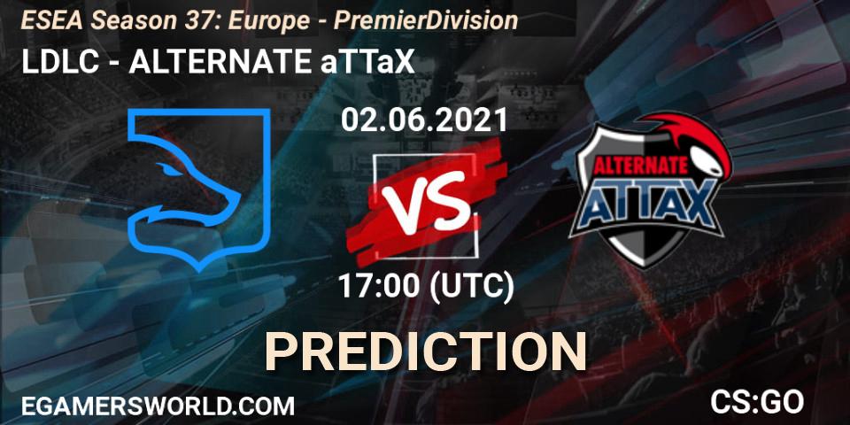Prognoza LDLC - ALTERNATE aTTaX. 02.06.2021 at 17:00, Counter-Strike (CS2), ESEA Season 37: Europe - Premier Division