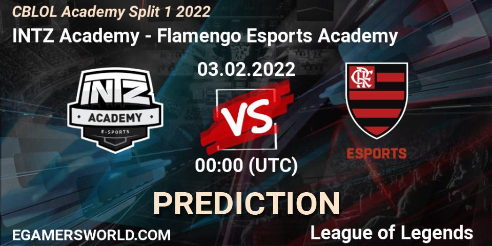 Prognoza INTZ Academy - Flamengo Esports Academy. 03.02.2022 at 00:00, LoL, CBLOL Academy Split 1 2022