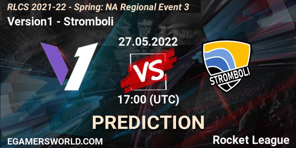 Prognoza Version1 - Stromboli. 27.05.2022 at 17:00, Rocket League, RLCS 2021-22 - Spring: NA Regional Event 3