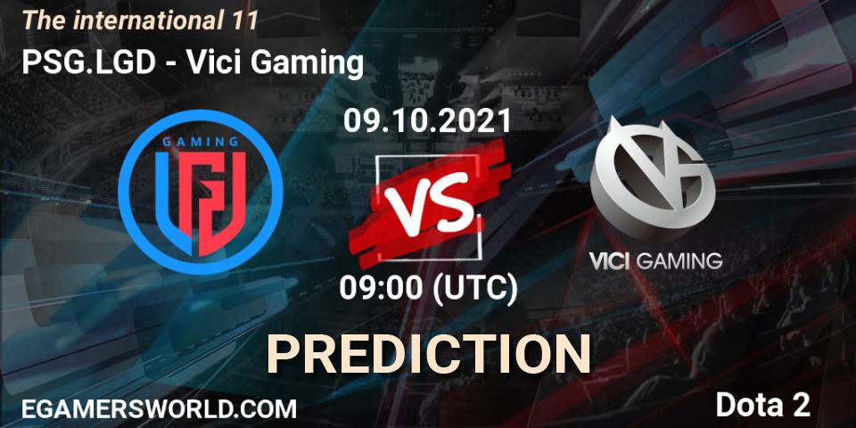 Prognoza PSG.LGD - Vici Gaming. 09.10.2021 at 09:00, Dota 2, The Internationa 2021