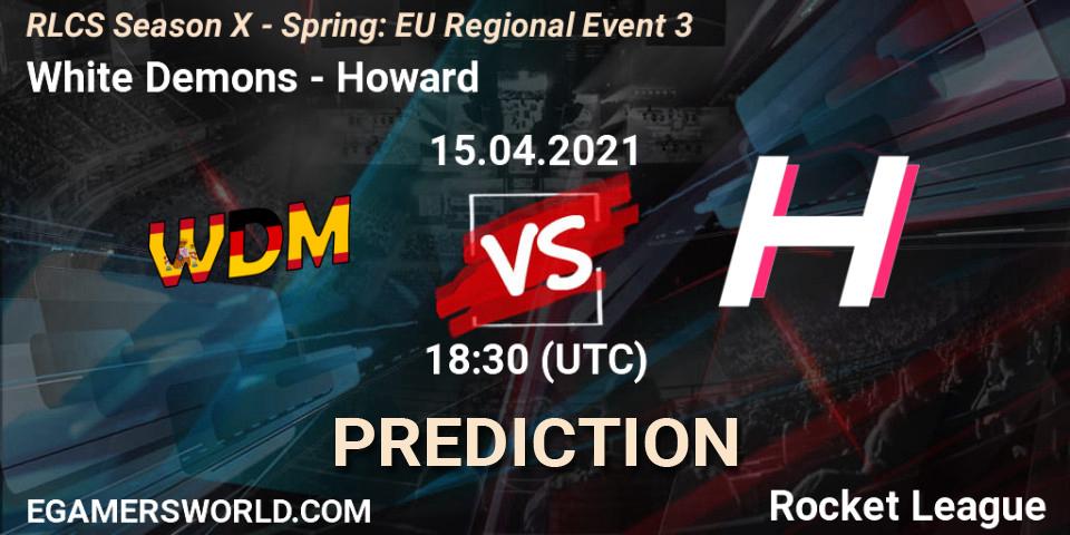 Prognoza White Demons - Howard. 15.04.2021 at 18:30, Rocket League, RLCS Season X - Spring: EU Regional Event 3