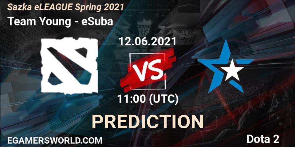 Prognoza Team Young - eSuba. 12.06.2021 at 10:38, Dota 2, Sazka eLEAGUE Spring 2021