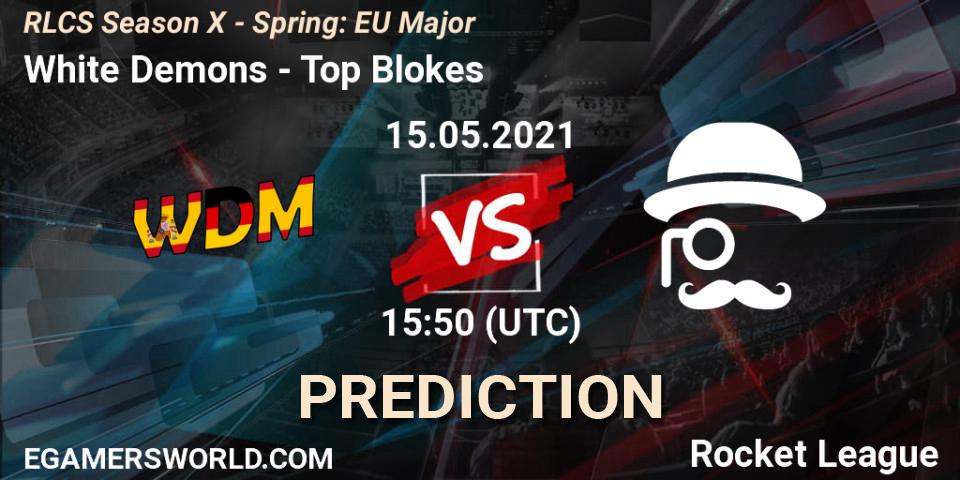 Prognoza White Demons - Top Blokes. 15.05.2021 at 15:50, Rocket League, RLCS Season X - Spring: EU Major