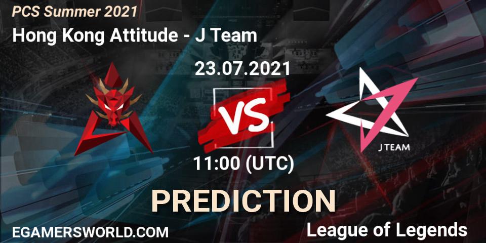 Prognoza Hong Kong Attitude - J Team. 23.07.21, LoL, PCS Summer 2021