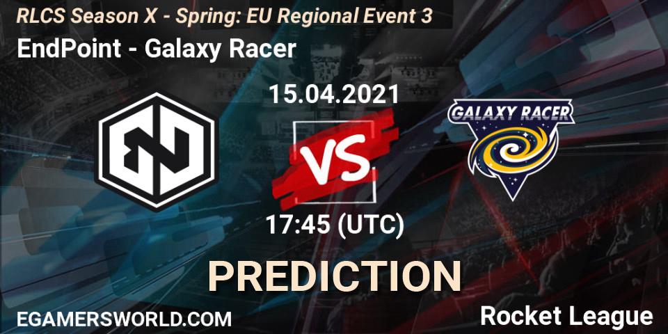 Prognoza EndPoint - Galaxy Racer. 15.04.2021 at 17:45, Rocket League, RLCS Season X - Spring: EU Regional Event 3