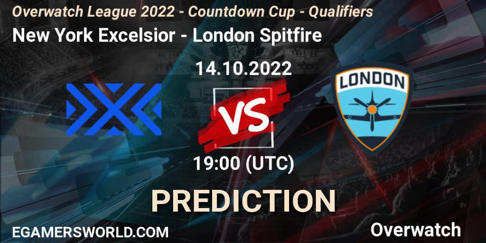 Prognoza New York Excelsior - London Spitfire. 14.10.22, Overwatch, Overwatch League 2022 - Countdown Cup - Qualifiers