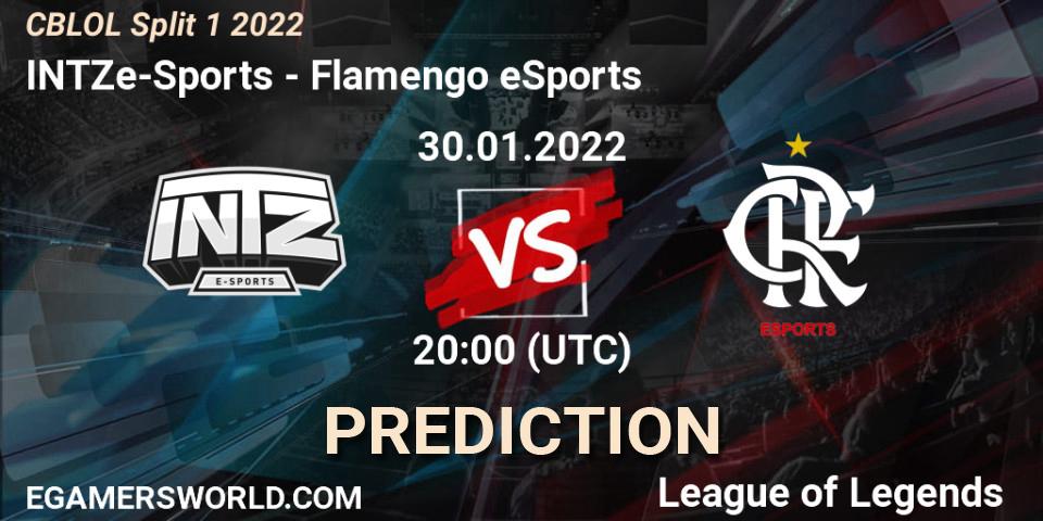 Prognoza INTZ e-Sports - Flamengo eSports. 30.01.2022 at 20:10, LoL, CBLOL Split 1 2022