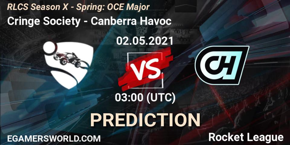 Prognoza Cringe Society - Canberra Havoc. 02.05.21, Rocket League, RLCS Season X - Spring: OCE Major