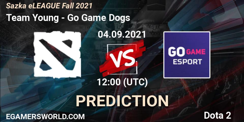 Prognoza Team Young - Go Game Dogs. 04.09.2021 at 13:30, Dota 2, Sazka eLEAGUE Fall 2021