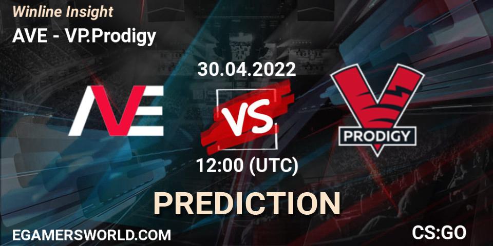 Prognoza AVE - VP.Prodigy. 30.04.2022 at 12:00, Counter-Strike (CS2), Winline Insight