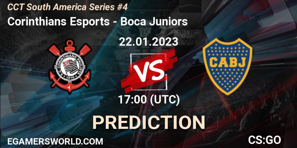 Prognoza Corinthians Esports - Boca Juniors. 22.01.2023 at 17:00, Counter-Strike (CS2), CCT South America Series #4
