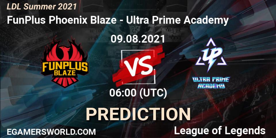 Prognoza FunPlus Phoenix Blaze - Ultra Prime Academy. 09.08.2021 at 07:00, LoL, LDL Summer 2021